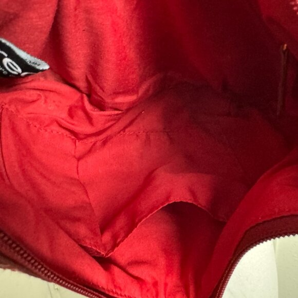 Cute Red Shoulder Bag Croc Style Fabric - Picture 13 of 13